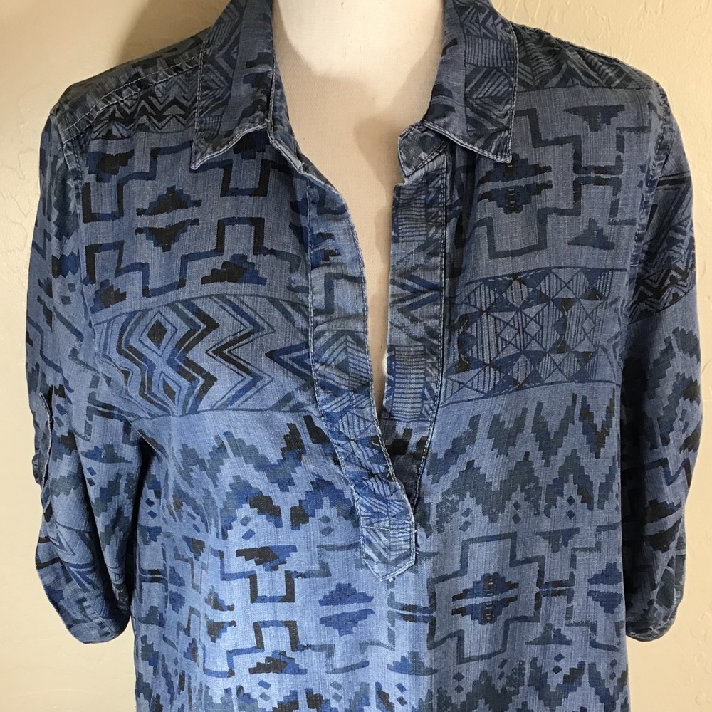 Philosophy Pattern Jean Dress